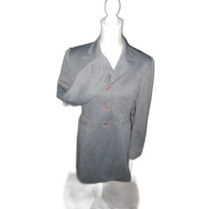 Renlyn New York lightweight gray polyester Coat Sz 6